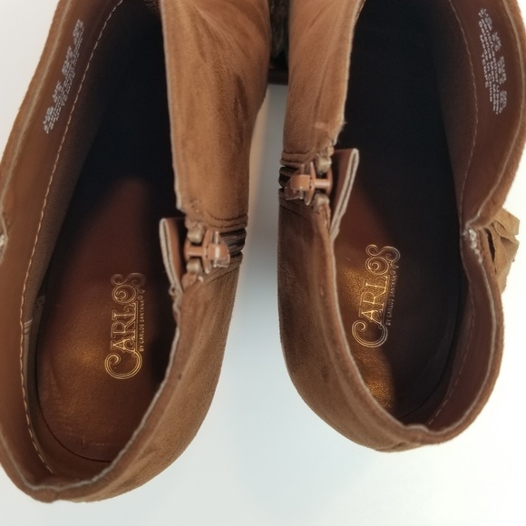 Carlos Santana Fringe Ankle Boot - Picture 7 of 8